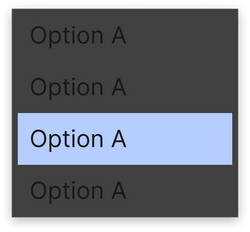 Dropdown List