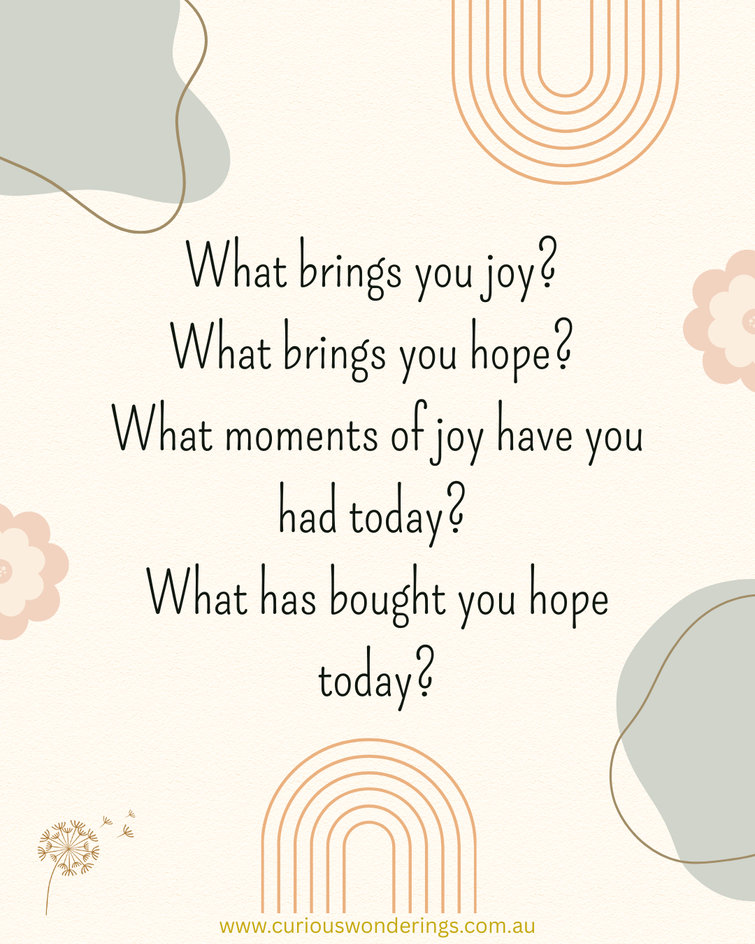 What Brings You Joy - Poster
