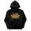 Thumbnail: Black Hoodie with White Writing