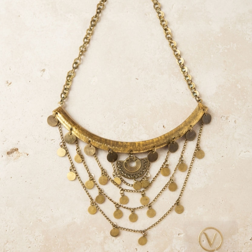 Collar Cadenas Medallas