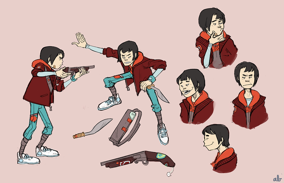 Jaewoo Action Poses