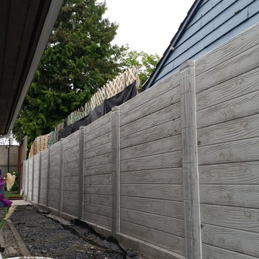 Concrete Fence Gallery | Natural Art Concrete Fence