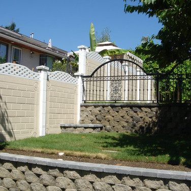 Concrete Fence Gallery | Natural Art Concrete Fence