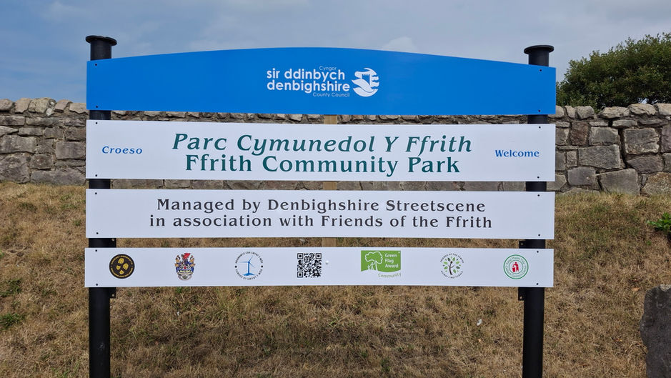 New Entrance Signage at The Ffrith