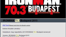 Az én Ironman 70.3 Budapest - em 2. rész