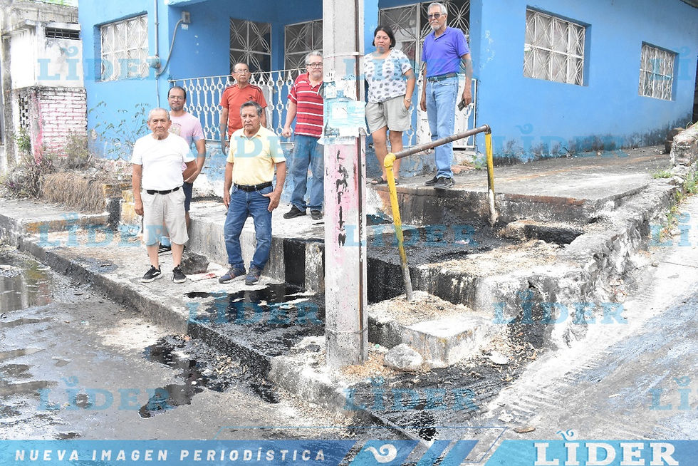 Otra vez! Escurrimientos de Hidrocarburo en calles de Poza Rica