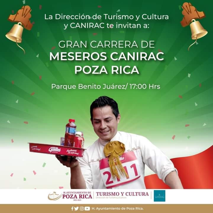 GRAN CARRERA DE MESEROS CANIRAC POZA RICA