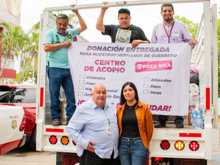 Fernando Remes Garza envía 6.5 toneladas de apoyos a damnificados de Guerrero