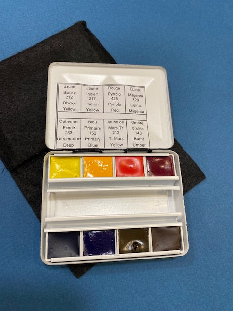 Miniature : Boite en métal d'aquarelle pour voyage BLOCKX