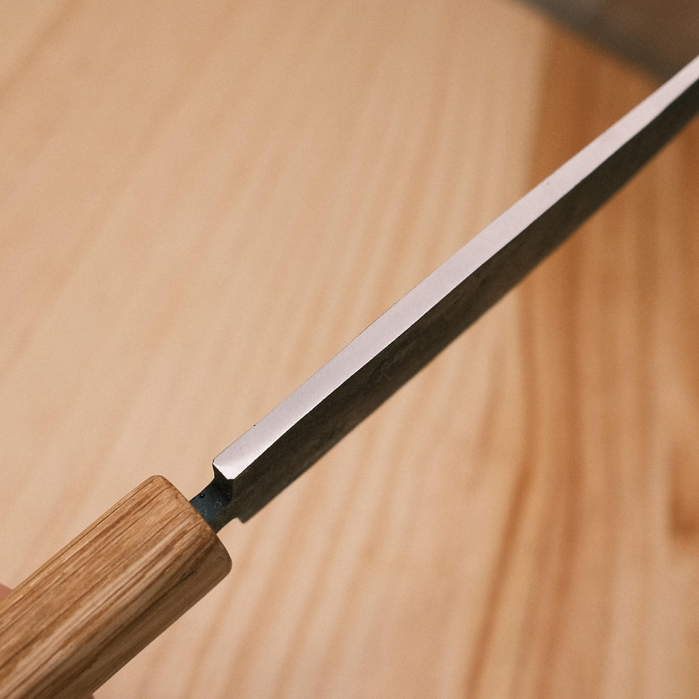 Miniaturbild: Eichenblatt® Original Messer aus Kohlenstoffstahl mit Eichenholzgriff