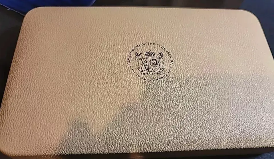 Thumbnail: Cook Island 1976 Superb Gem Proof Set W/case COA and BOX