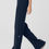 Thumbnail: Cashmere High-Waist Plush Waffle Pant - Navy