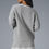 Thumbnail: Tennis Club Sweater Knit Cardigan - Athletic Heather Grey/White