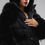 Thumbnail: La Premiere Opulent Faux Fur Stunner Jacket - Black/Black
