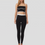 Thumbnail: Airbrush High-Waist Streamlined Legging - Black/White
