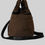 Thumbnail: Cross Body Bucket Bag - Espresso/Black