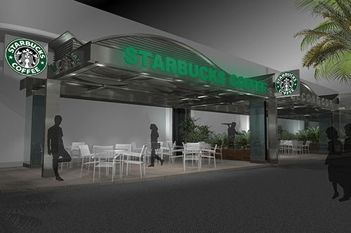 Starbucks canopy | Beirut