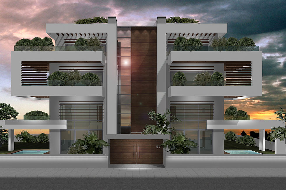 Πολυκατοικια στη Βουλα