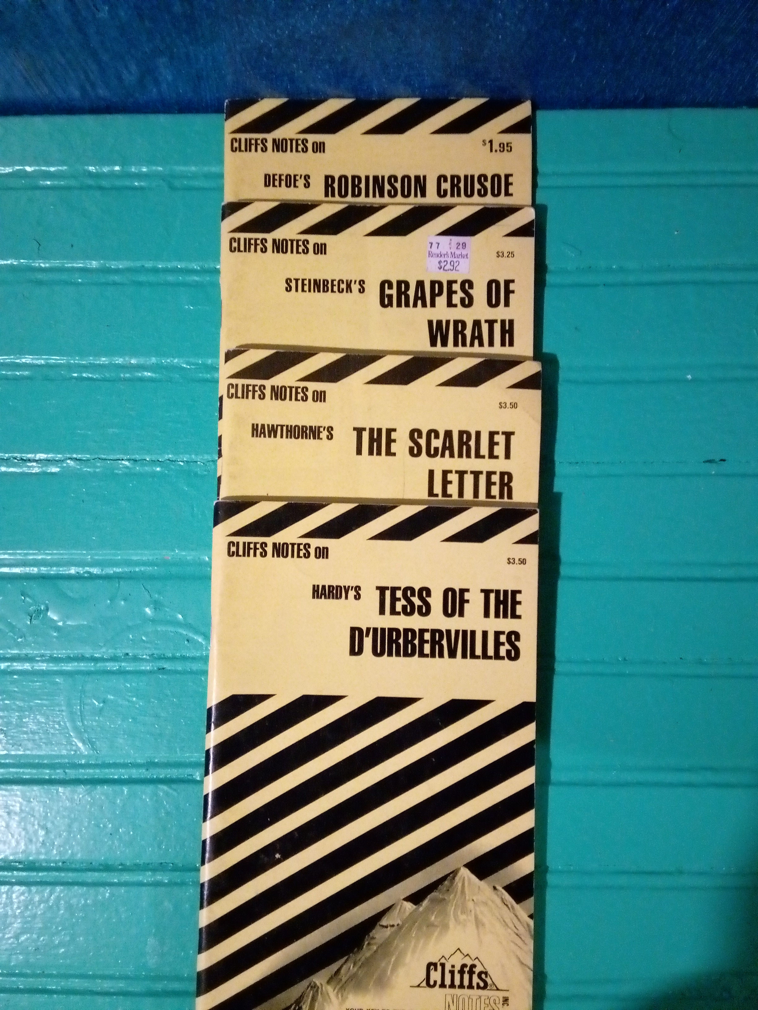 Cliff notes! (Each $1)