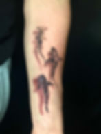 Hai-Tattoo am Unterarm gestochen bei in Dachau bei M ünchen von MareInk Tattoo