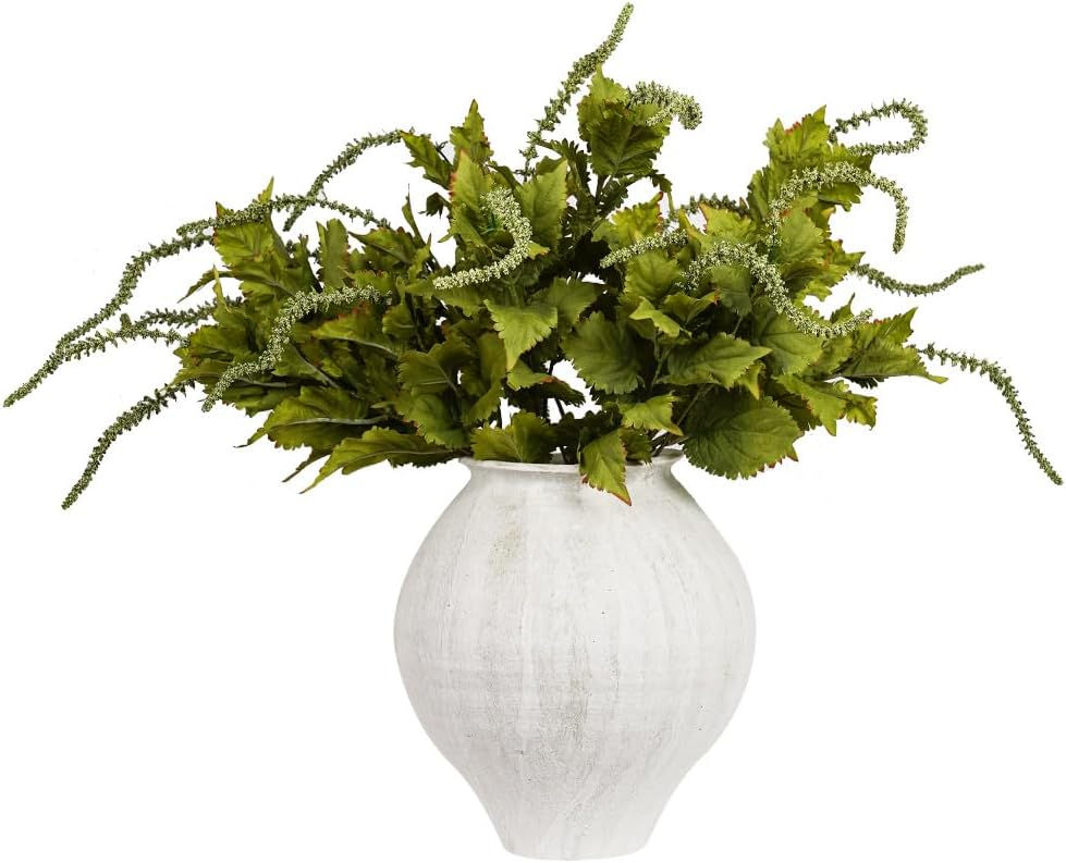 33 inch faux greenery stems