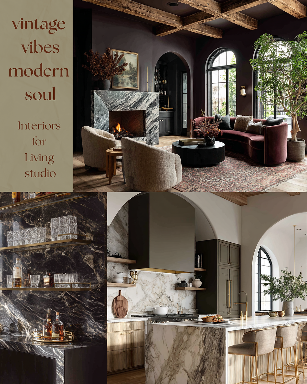 vintage vibes + modern soul design project