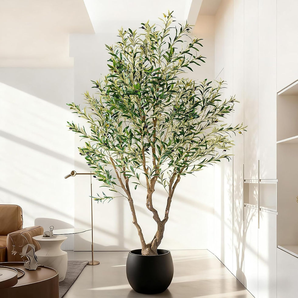 8 ft faux olive tree