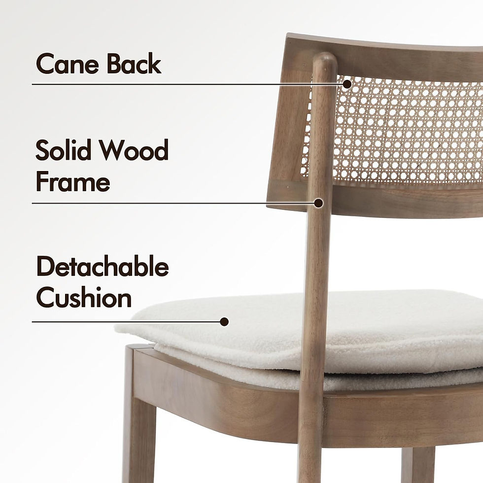 cane walnut stools