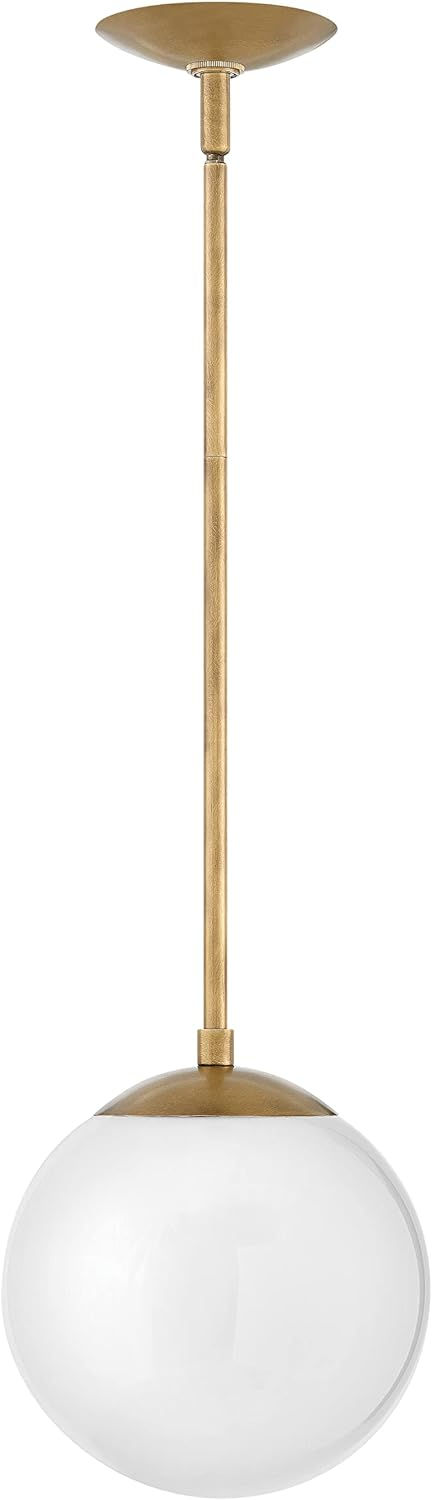 Hinkley warby pendant globe brass