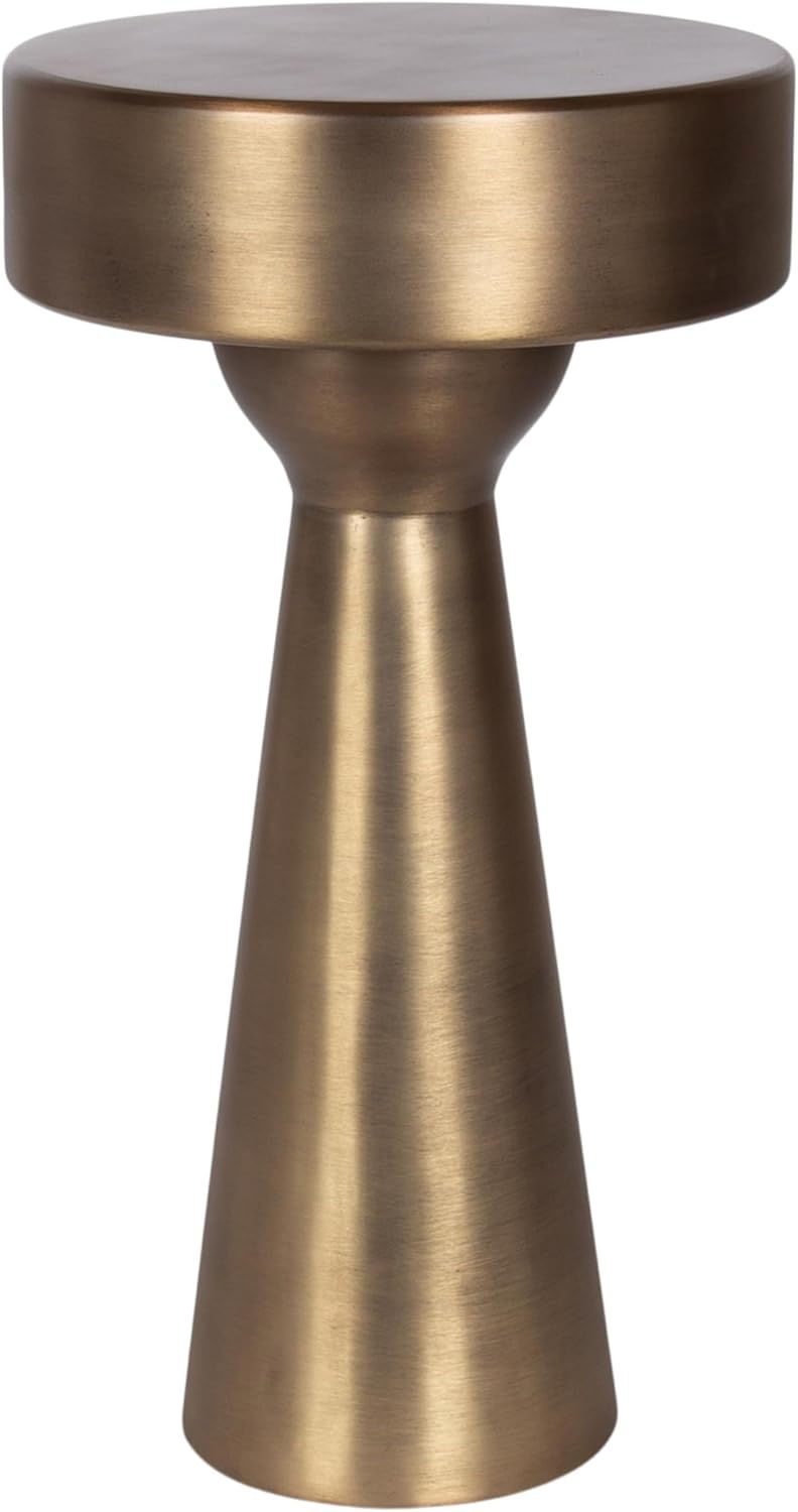 brass pedestal table