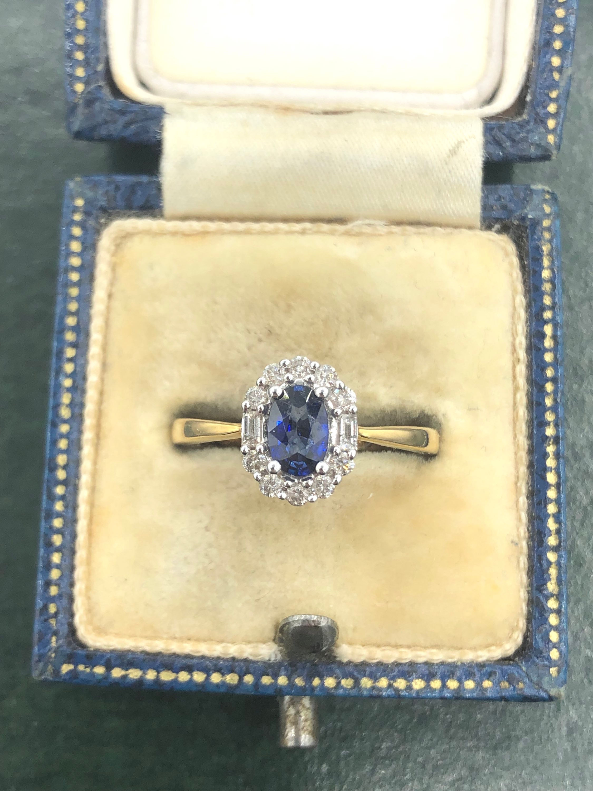 18ct Sapphire and Diamond 