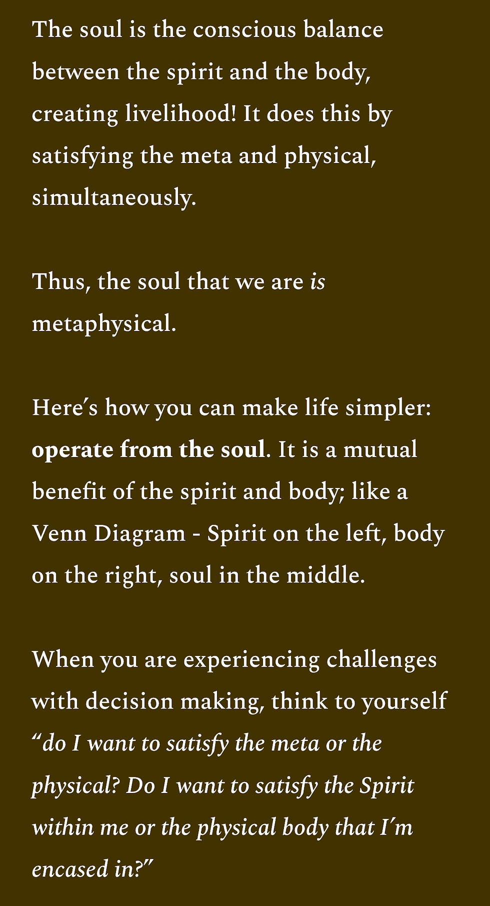 Thumbnail: The Metaphysics of Soul