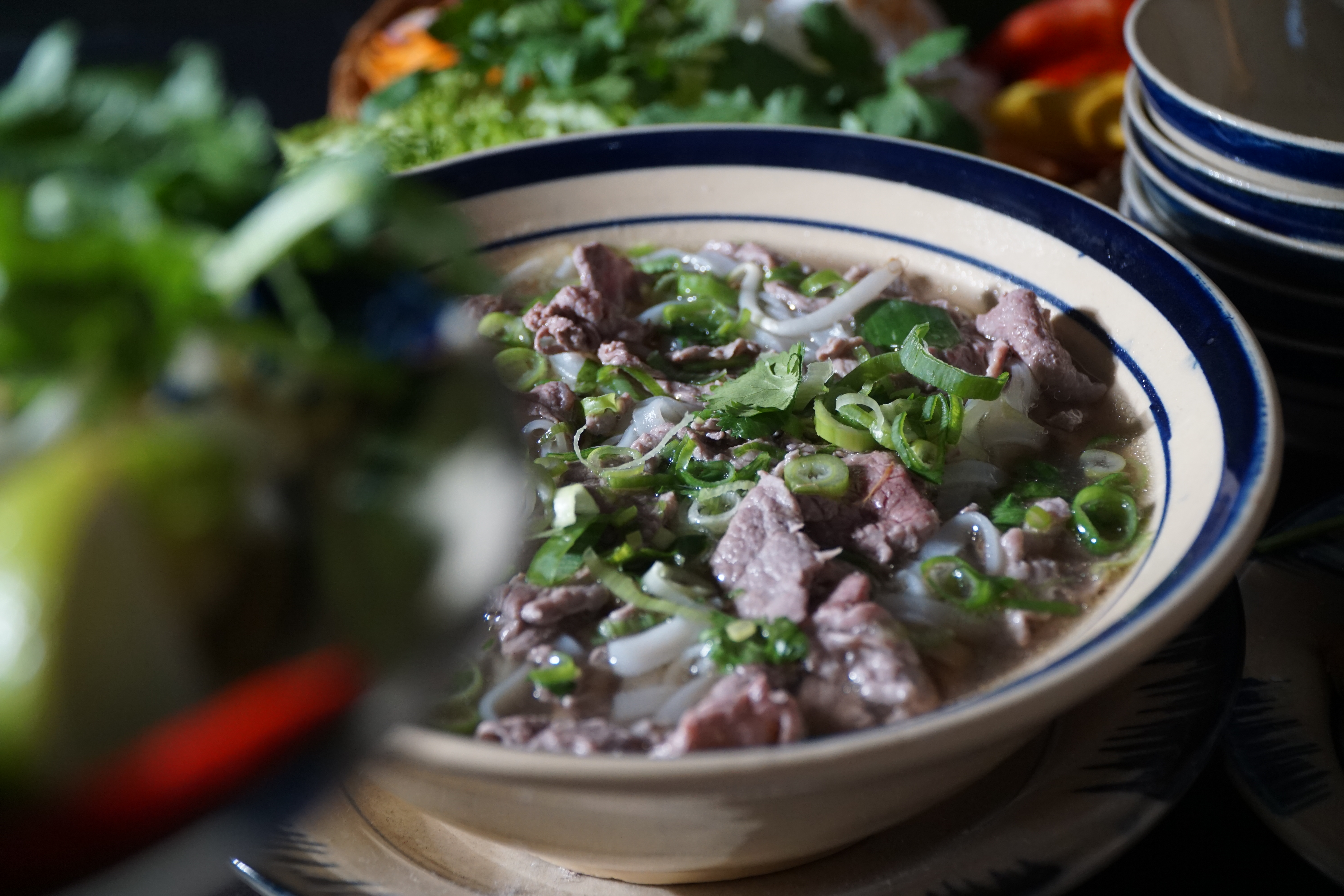 Arranged Food and Objects