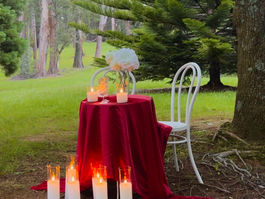 Elegant Proposal Melbourne | table and chairs 