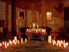 Picnic Proposal Melbourne | indoor setting with real candles