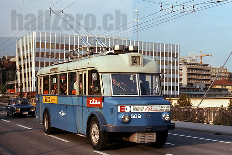 TL Lausanne Transports publics de la région lausannoise Trolleybus FBW BBC Eggli