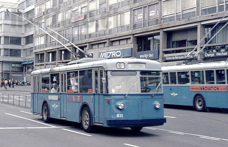 TL Lausanne Transports publics de la région lausannoise Trolleybus FBW BBC SWS