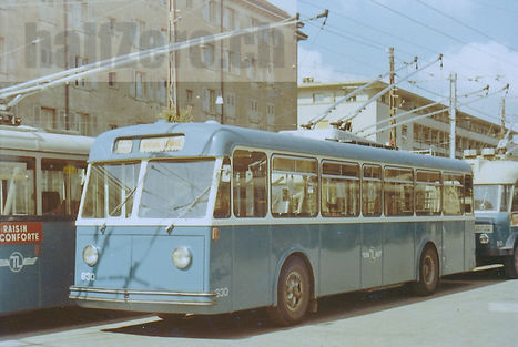 TL Lausanne Transports publics de la région lausannoise Trolleybus FBW BBC MFO SWS