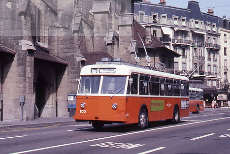 TL Lausanne Transports publics de la région lausannoise Trolleybus FBW BBC MFO SWS