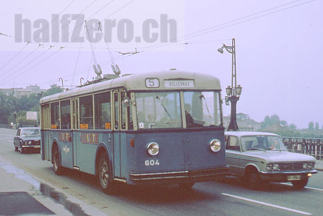 TL Lausanne Transports publics de la région lausannoise Trolleybus FBW BBC SWS