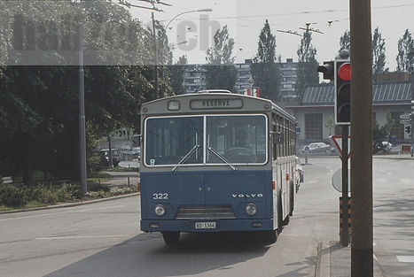 TL Lausanne Transports publics de la région lausannoise Autobus Volvo B58-55T