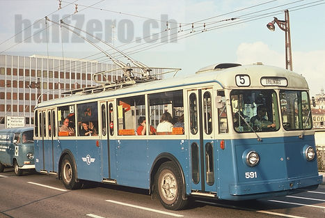 TL Lausanne Transports publics de la région lausannoise Trolleybus FBW MFO FFA