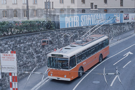 TL Lausanne Transports publics de la région lausannoise Trolleybus FBW BBC HESS