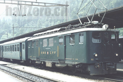 SBB CFF FFS Deh 4/6 Fhe 4/6 Dhe 4/6 Deh 120 Brünig