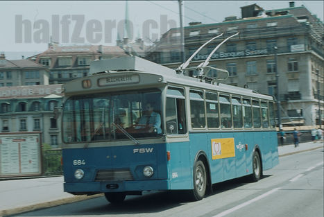 TL Lausanne Transports publics de la région lausannoise Trolleybus FBW BBC HESS