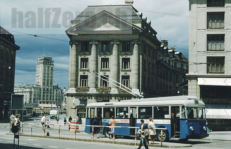 TL Lausanne Transports publics de la région lausannoise Trolleybus FBW BBC Eggli