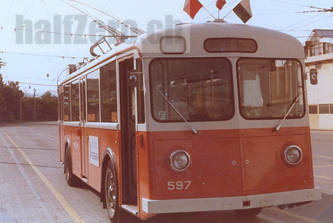 TL Lausanne Transports publics de la région lausannoise Trolleybus FBW MFO FFA