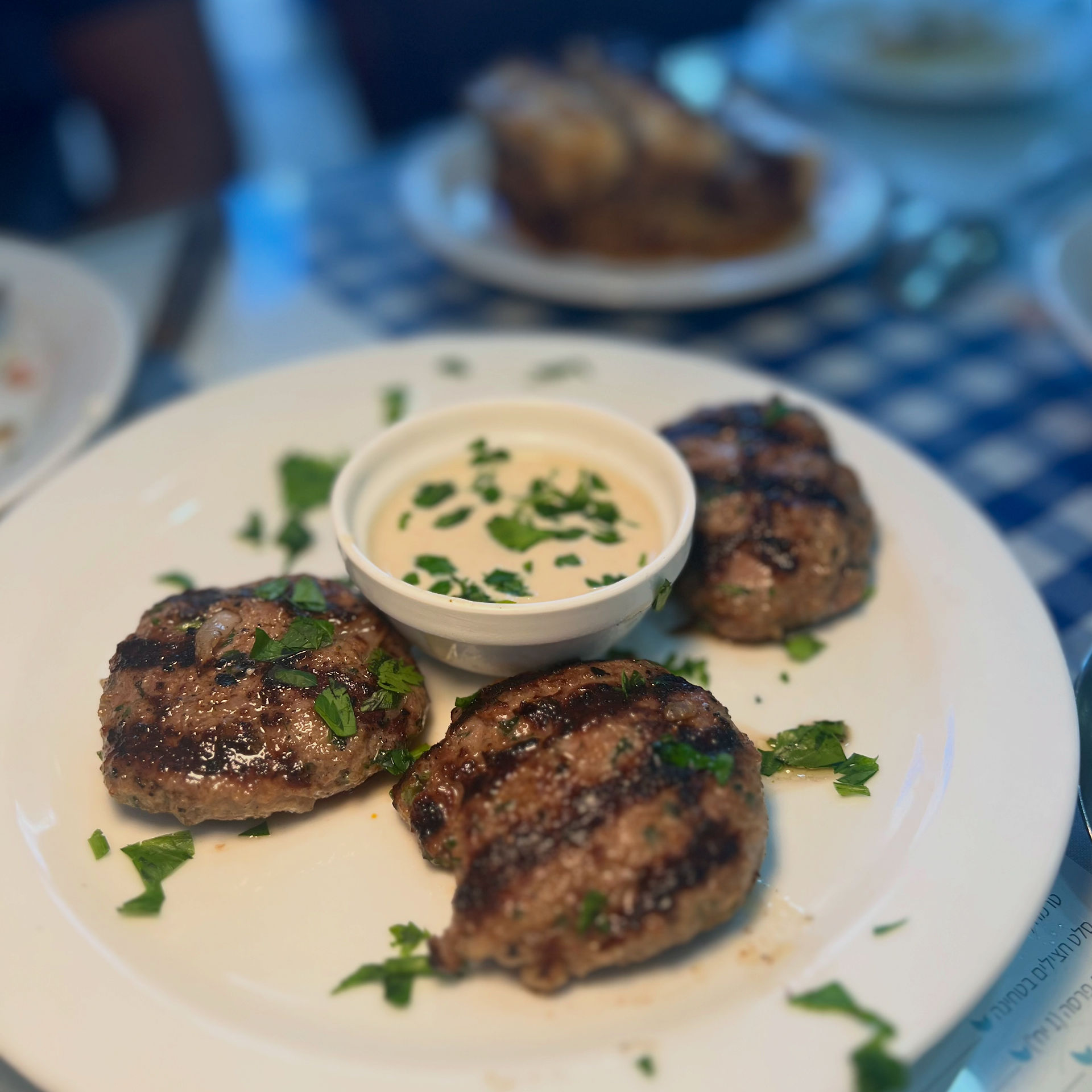 וסיימנו עם עיקרית על הגריל, קבב אולימפוס (88 ₪), וואו איזה קבב טעים. הרבה זמן שלא אכלתי כזה, עם נגיעה בטחינה, חלום. הוא הגיע עם שעועית, אורז ותפו״א (יש 2 תוספות לבחירה עבור כל עיקרית).  אולחימפוס. olympus. האתר של יובי עם כל מה שיאמ, היכנסו וגלו את המסעדות שיובי הכי אהבה ושכל יום בלעדיהן הוא יום מבוזבז, אתר ביקורת מסעדות שף מפיה של לקוחה רעבה במיוחד. Yuvi Yam.