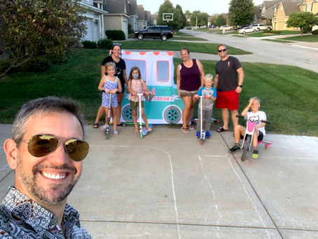 Razor Scooter Block Party and our Driveway Town