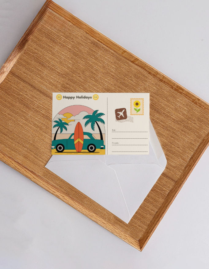 Thumbnail: Winter & Summer Postcards